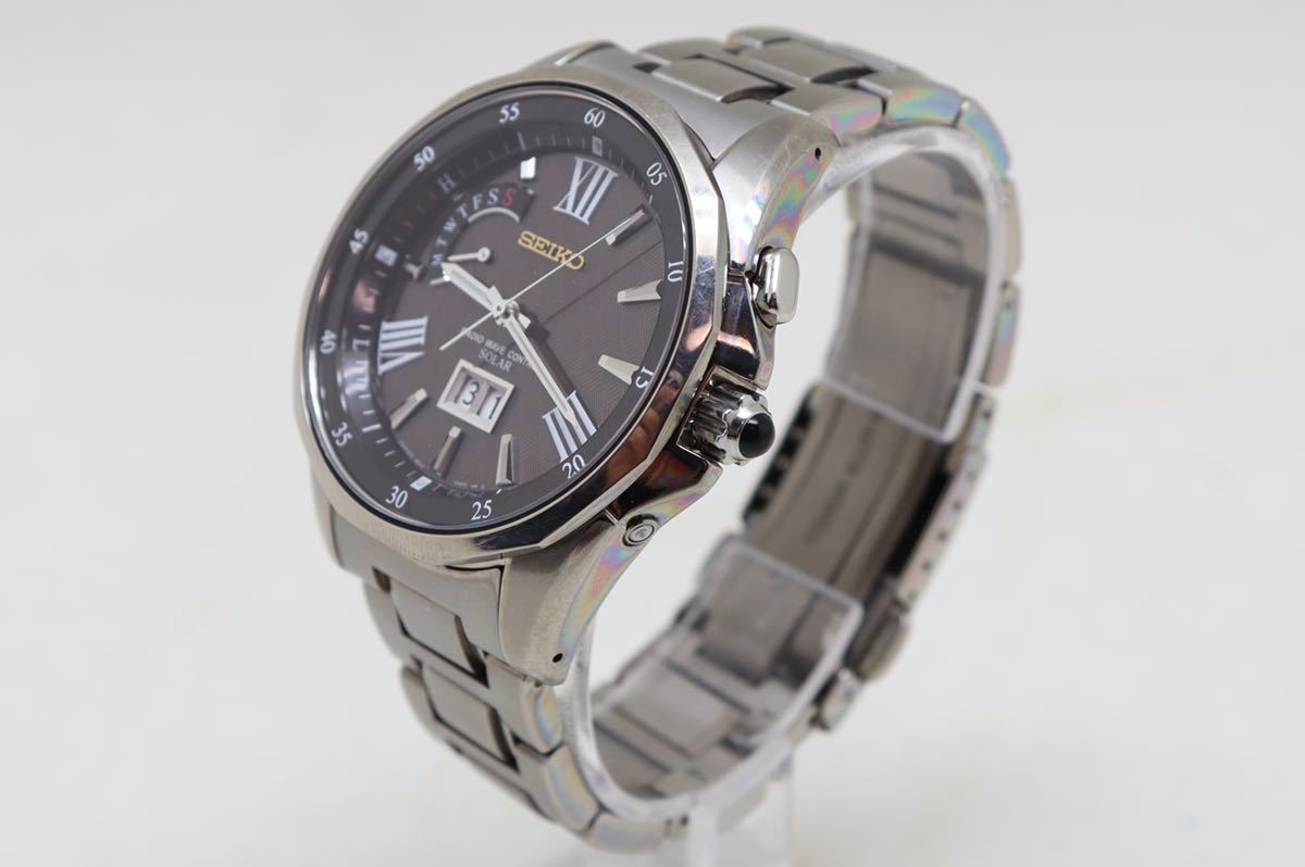 セイコー/SEIKO/ブライツ/BRIGHTZ/ビッグデイト/8B43-0AE0/メンズ/電波