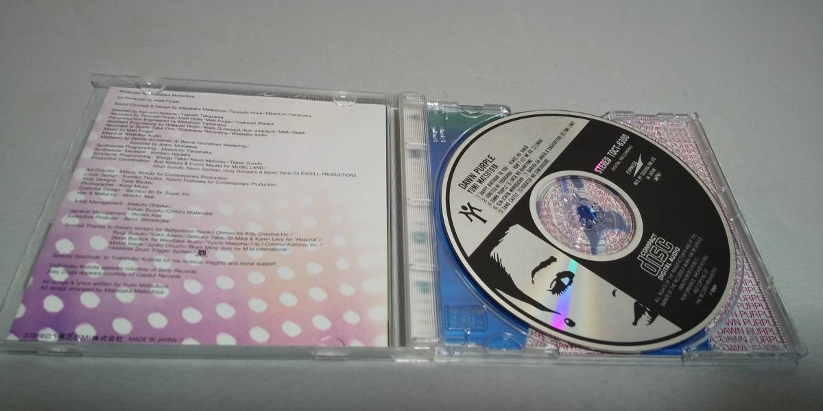 Y715　 『ＣＤ』　DAWN PURPLE　/　松任谷由実　ドーンパープル　　音声確認済_画像2