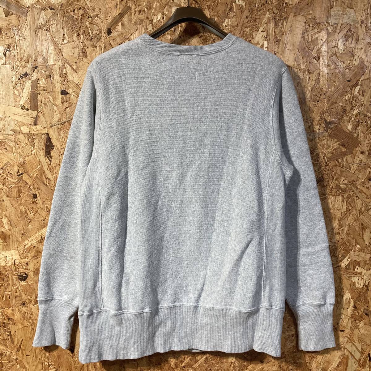 champion WORK NOT WORK URBAN RESEARCH REVERSE WEAVE スウェット トレーナー M グレー コラボ 別注 限定 リバースウィーブ ポケット_画像2