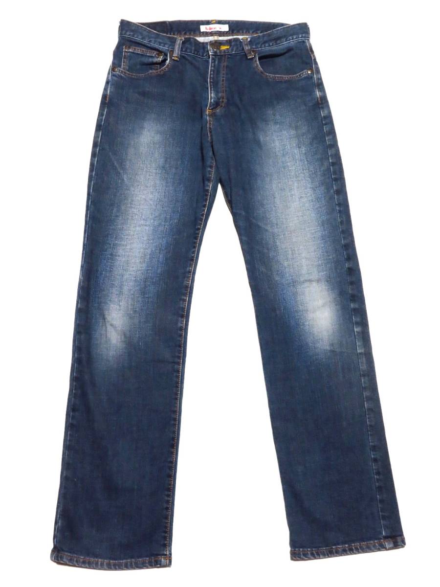 BOBSON Bobson стрейч Denim брюки W33(W полный размер примерно 84cm) ( номер лота 022)