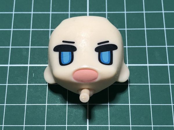 ねんどろいど パーツ ブラック★ロックシューター/ぷちっと 応援Ver. 顔 表情 叫び顔_画像1