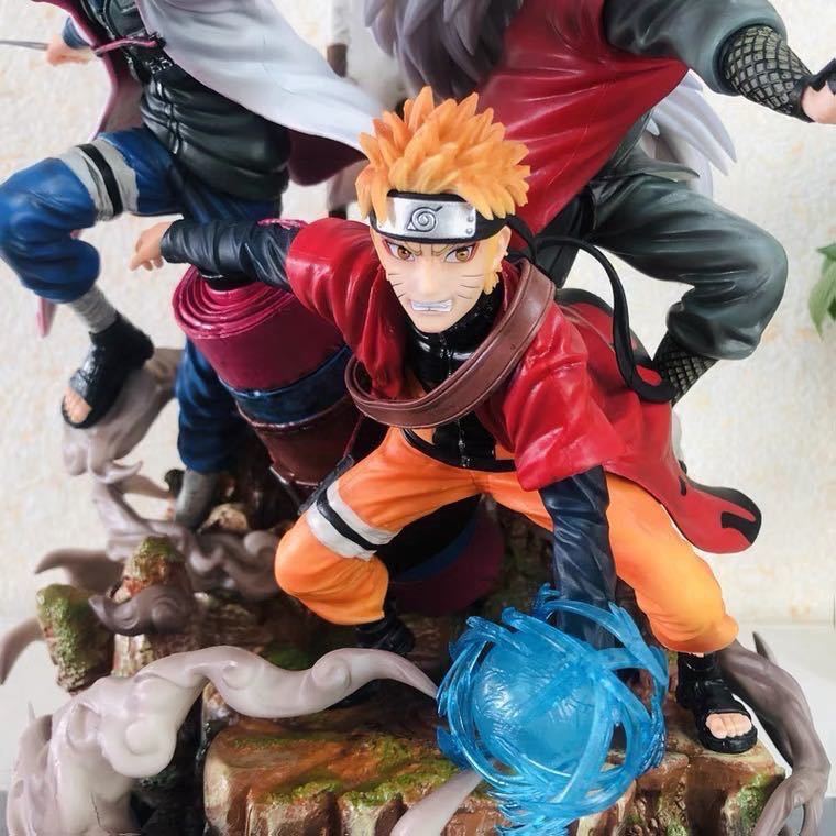 値段交渉可能 NARUTO ナルト ナルト、ミナト、自来也 PVC製41cm 値段交渉可能 NARUTO ナルト ナルト、ミナト、自来也 PVC製41cm