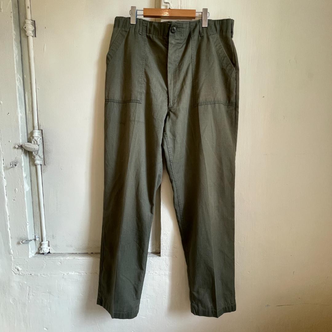 [SA16]US ARMY the US armed forces America army Baker pants OG507 BIG military army bread cotton satin utility pants Vintage 