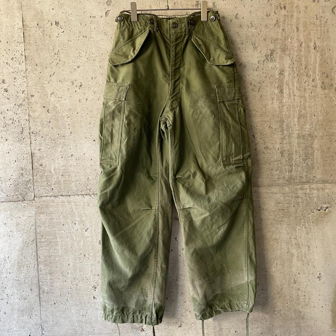 ET294 US ARMY the US armed forces America army Baker pants M51 field genuine article M51 cargo pants M-51 field pants military 