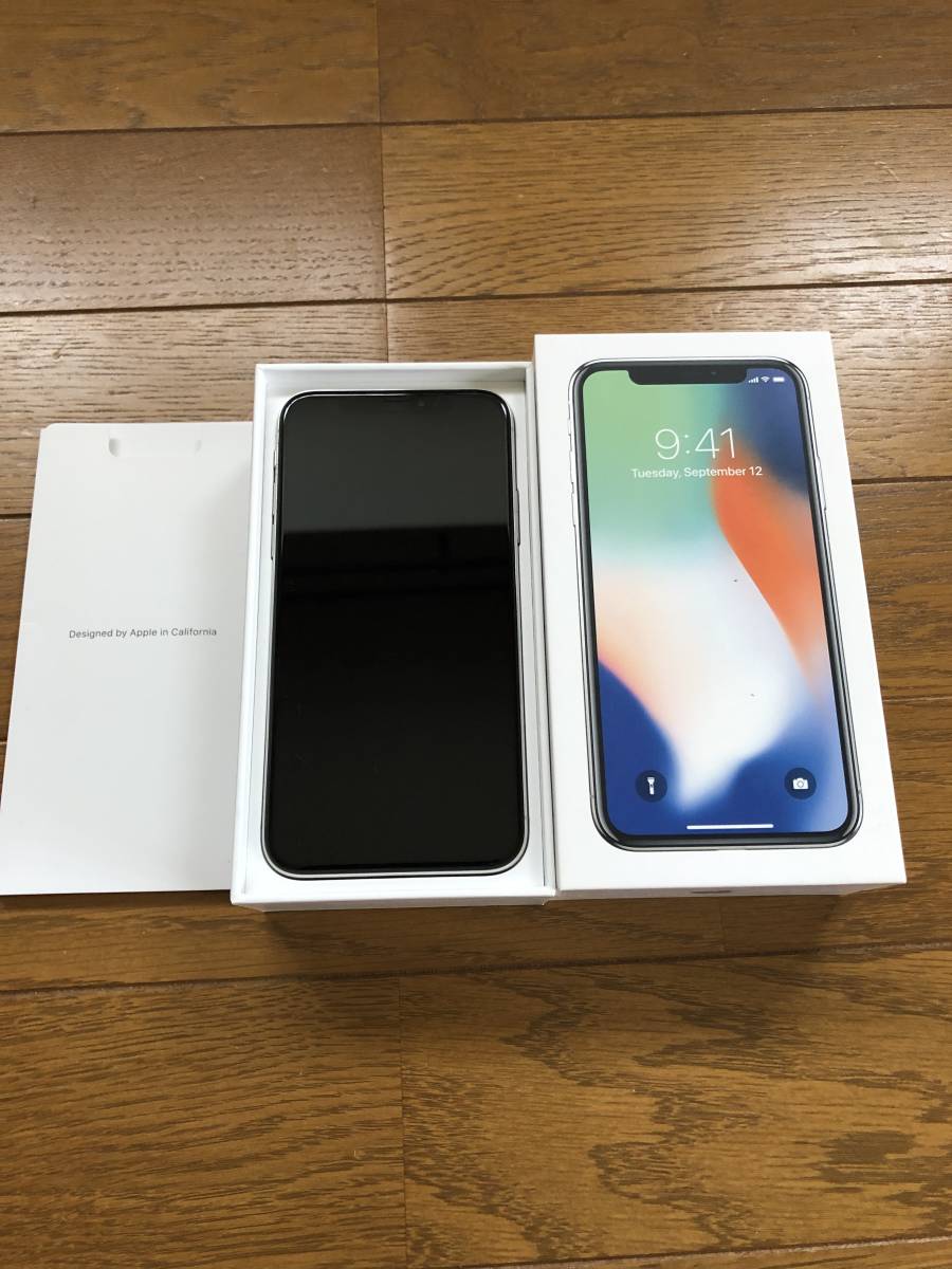 iPhone X 256GB SIMフリー スペースグレージャンク品 - 携帯電話