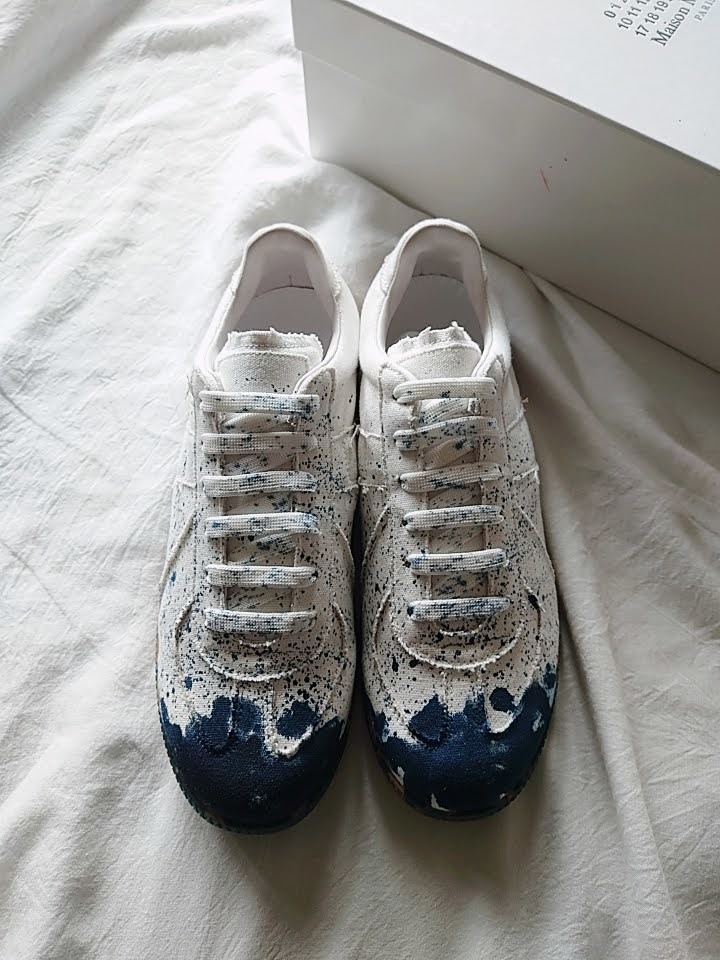 新品保管品マルジェラ Maison Margiela スニーカー/ジャーマン 新品保管品マルジェラ Maison Margiela スニーカー/ジャーマン
