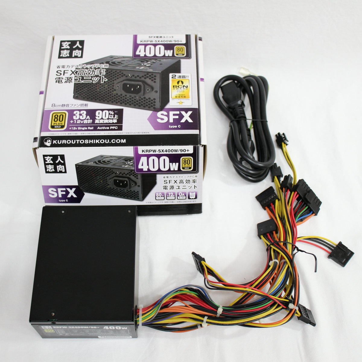 Yahoo!オークション - 動作確認済 SFX電源 400W 玄人志向 80Plus Yahoo!オークション - 動作確認済 SFX電源 400W 玄人志向 80Plus