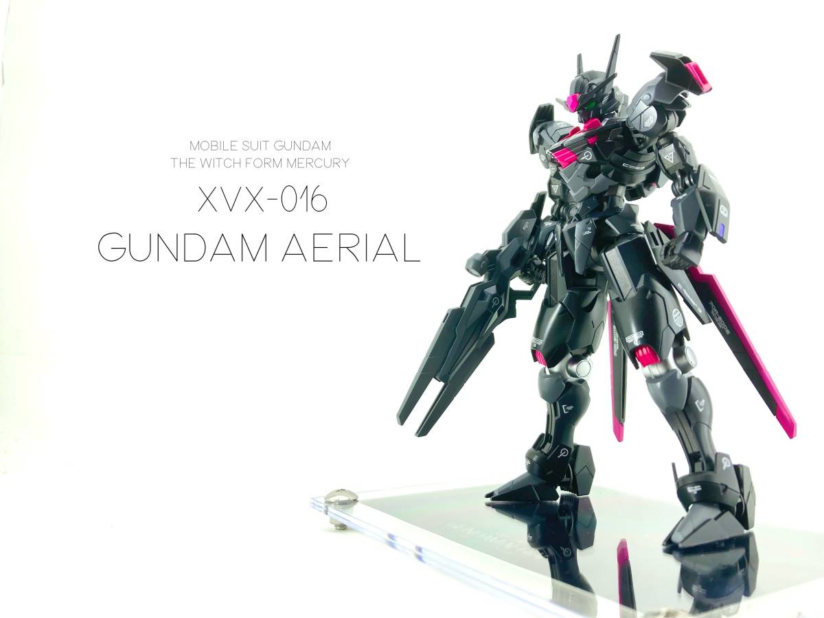 HG ガンダムエアリアル 全塗装完成品【機動戦士ガンダム 水星の魔女