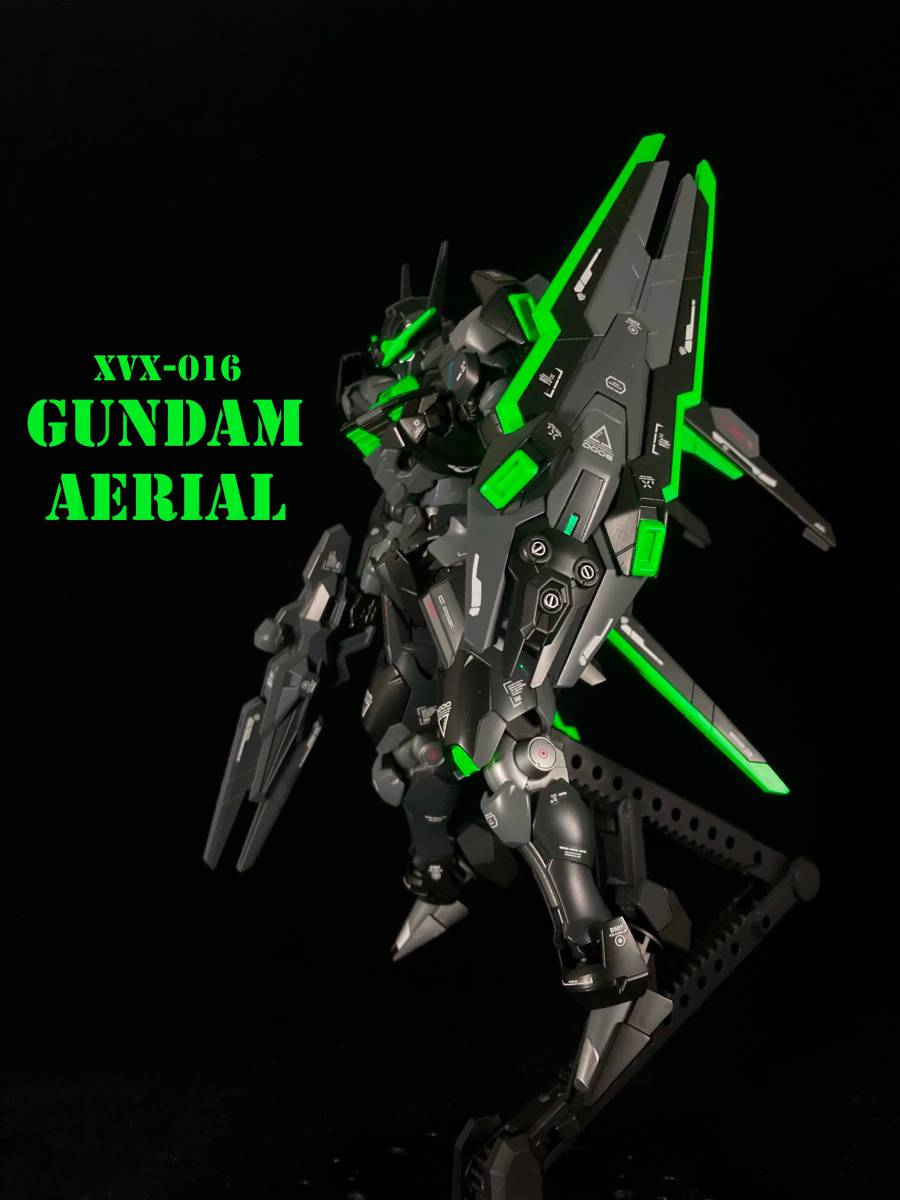 HG ガンダムエアリアル オリジナルカスタム全塗装完成品【機動戦士