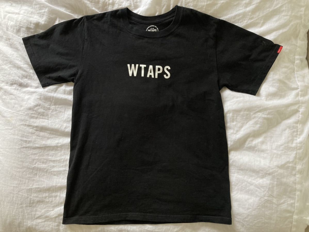 ヤフオク! - WTAPS ダブルタップス シンプル ロゴTシャツ 黒