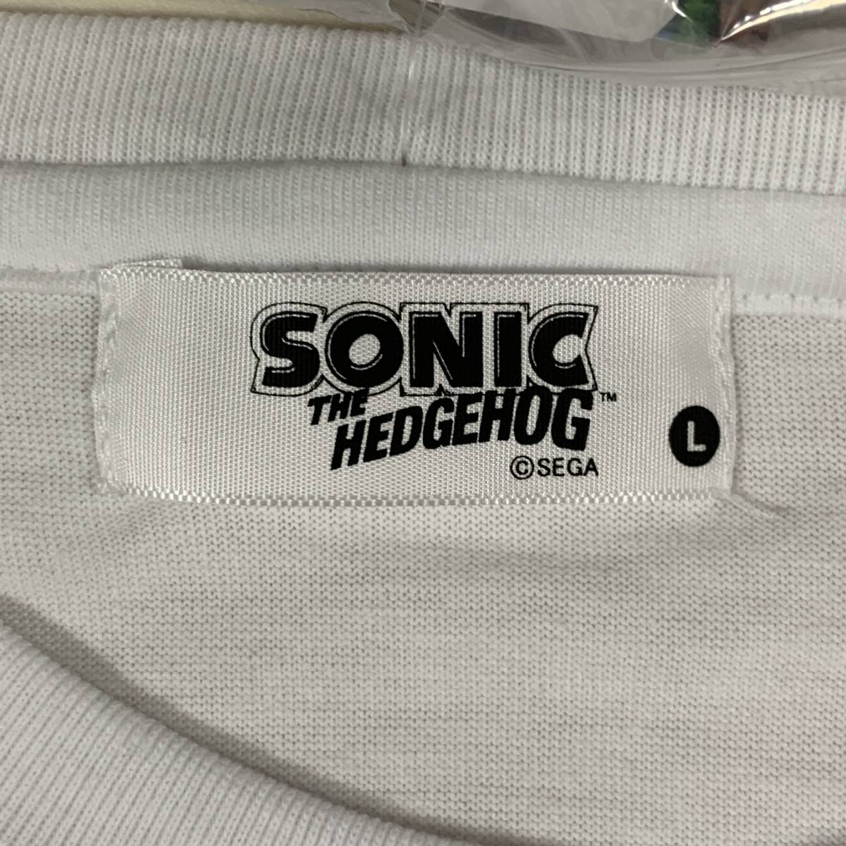 SEGA (セガ) - SONIC THE HEDGEHOG ソニック・ザ・ヘッジホッグ ソニックザヘッジホッグ 半袖Tシャツ Lサイズ 白色 (タグ付き新品未使用)_画像9