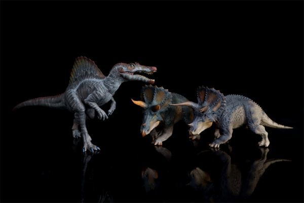 Rebor 1/35 サイズ トリケラトプス プラモデル 大きい 恐竜 リアル フィギュア PVC 大人 おもちゃ 動物 模型 プレゼント King_画像9