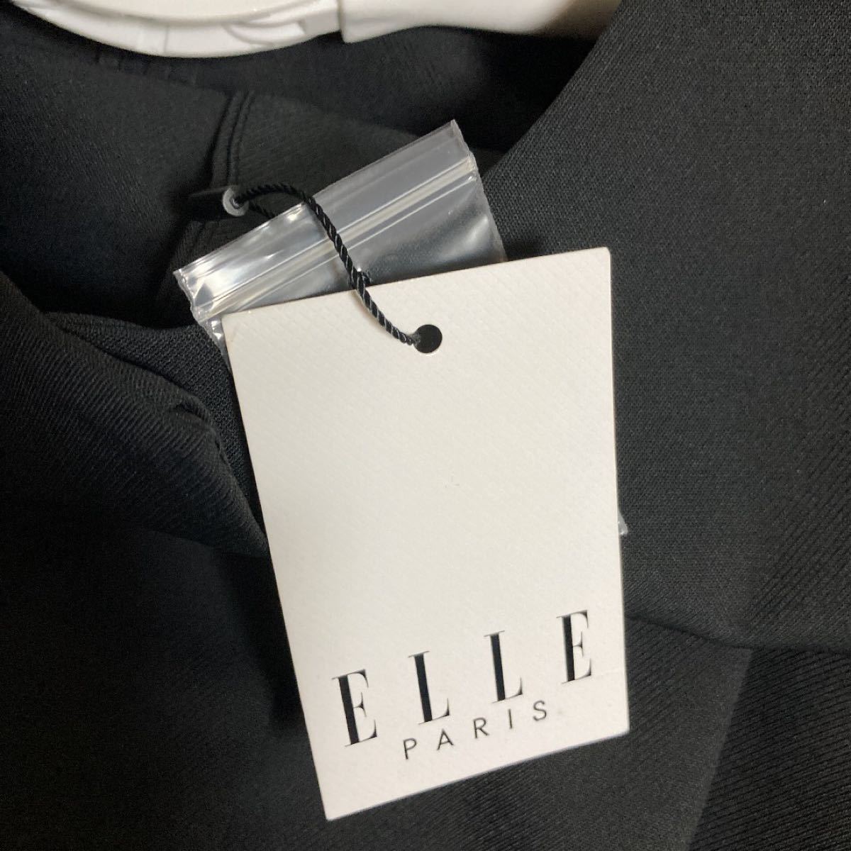 【新品・タグ付き】ELLE PARIS ノーカラー　ジャケット