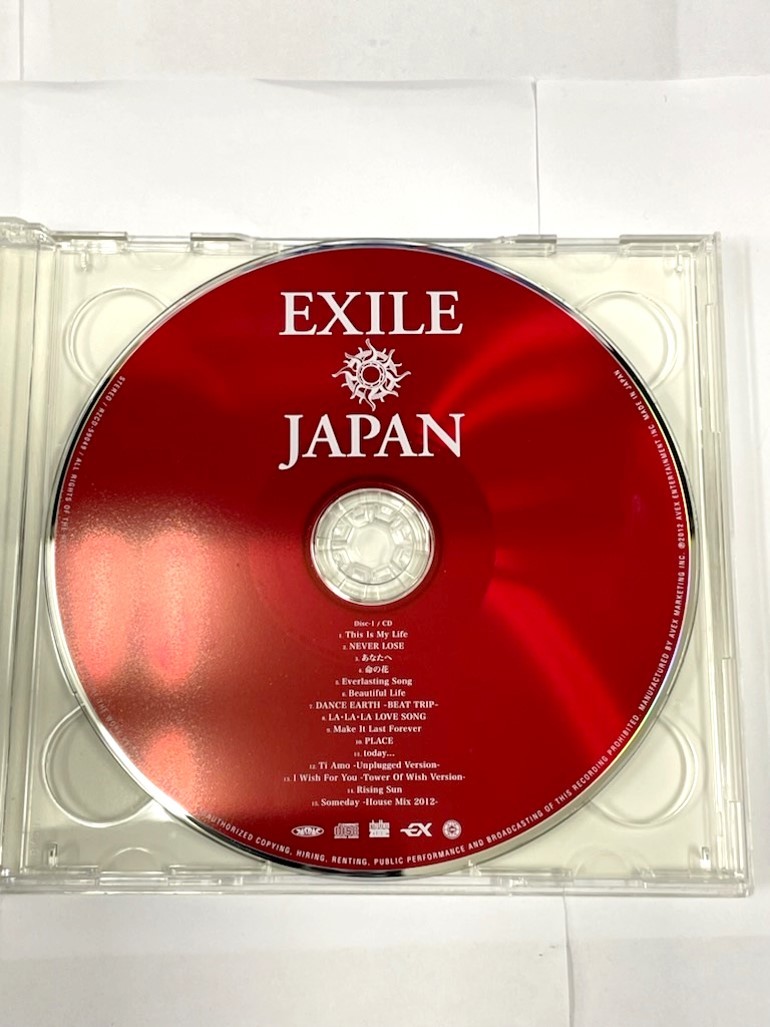 USED　エグザイル　EXILE　CD2枚セット_画像2