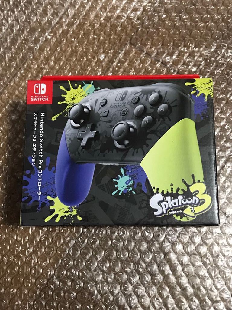 Nintendo Switch Proコントローラー スプラトゥーン3エディション[新品 純正正規 Switch スプラトゥーン3 proコントローラー 新品未開封 店舗印あり その他