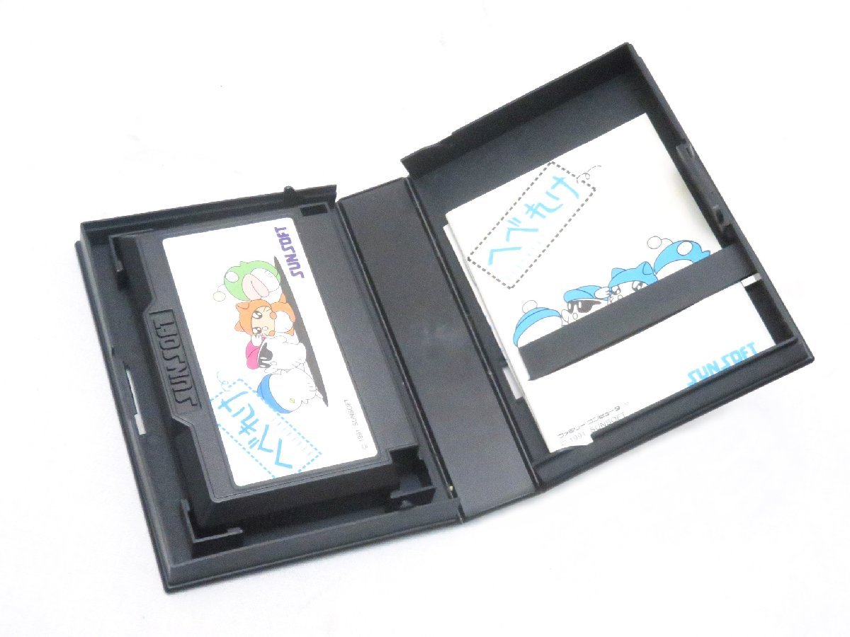 動作未確認】 FC ファミコン ソフト SUNSOFT サンソフト へべれけ 箱
