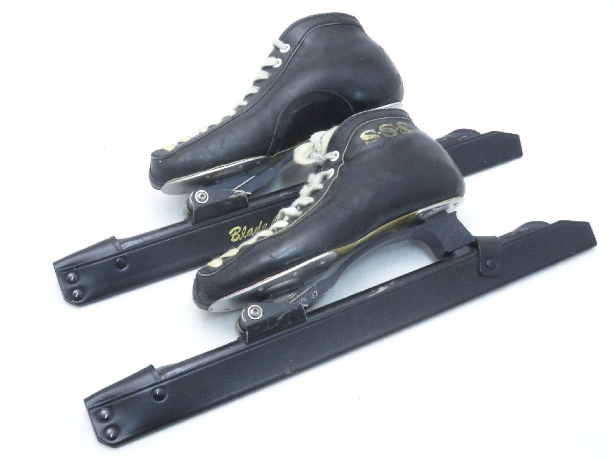 中古】 SSS スラップスケート シューズ 約24cm ブレード長さ 約39.5cm
