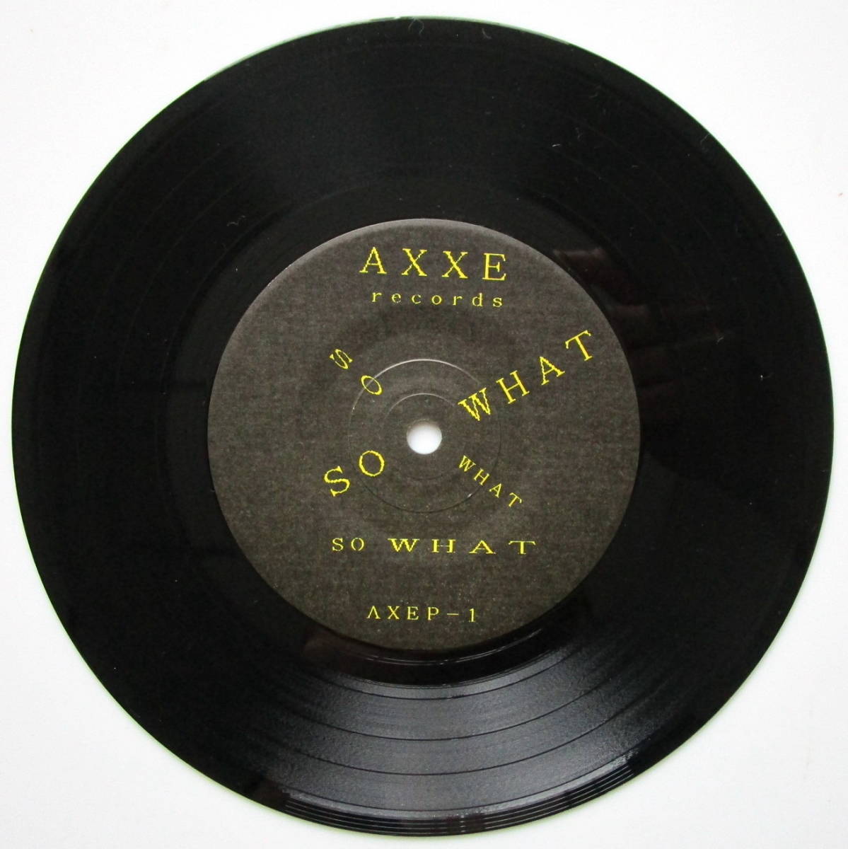 The Rustler / So What Split 7"EP Axxe Records AXEP-1 (1990) 静岡 Hardcore Punk/Swindle Bitch/8000/Gauze/Gism/Gai/Kuro/Confuse_画像7
