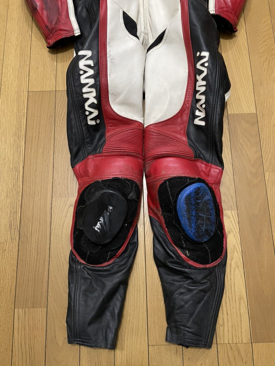 ナンカイ レーシングスーツ 革ツナギ Lサイズ NANKAI ツナギ