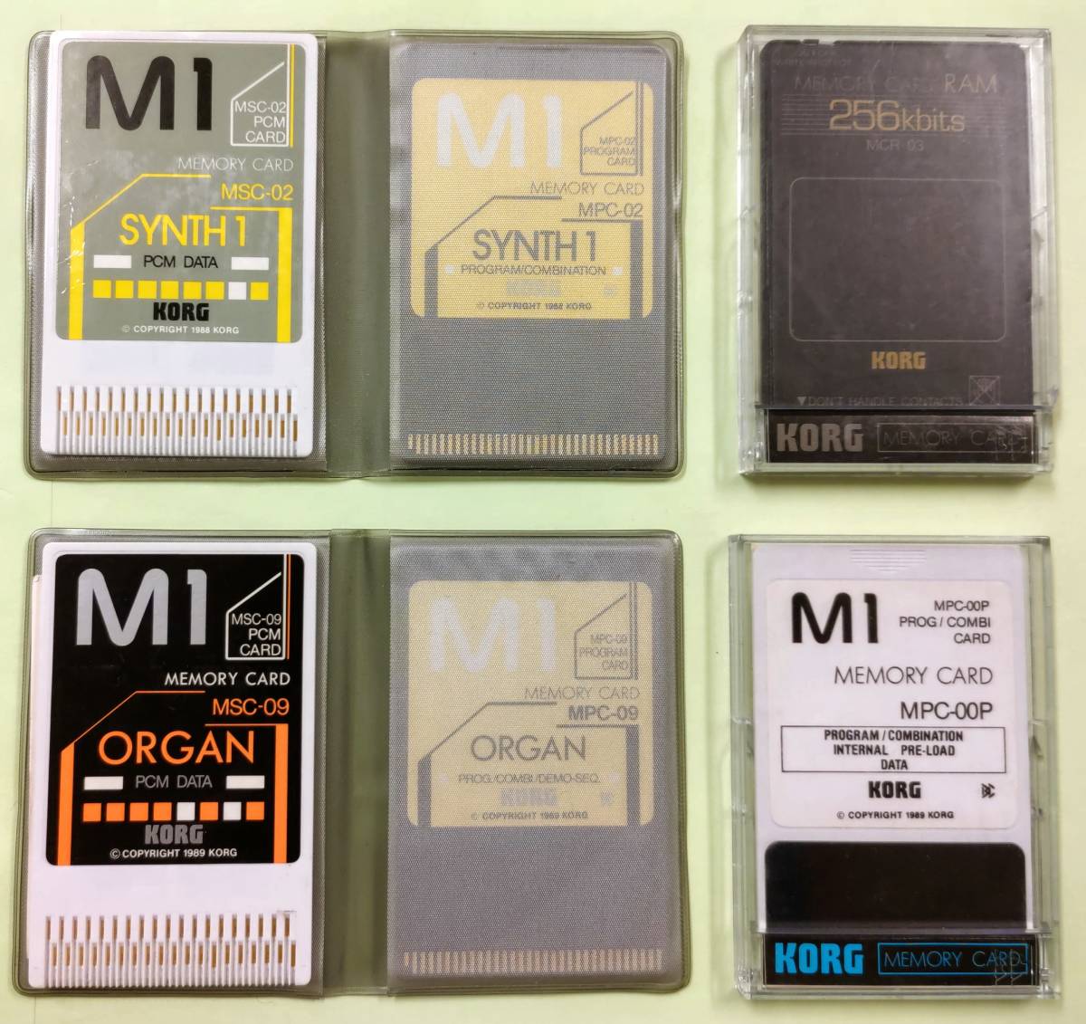 スタイリッシュシンプル KORG メモリーカード MCR-03 256kb RAMカード