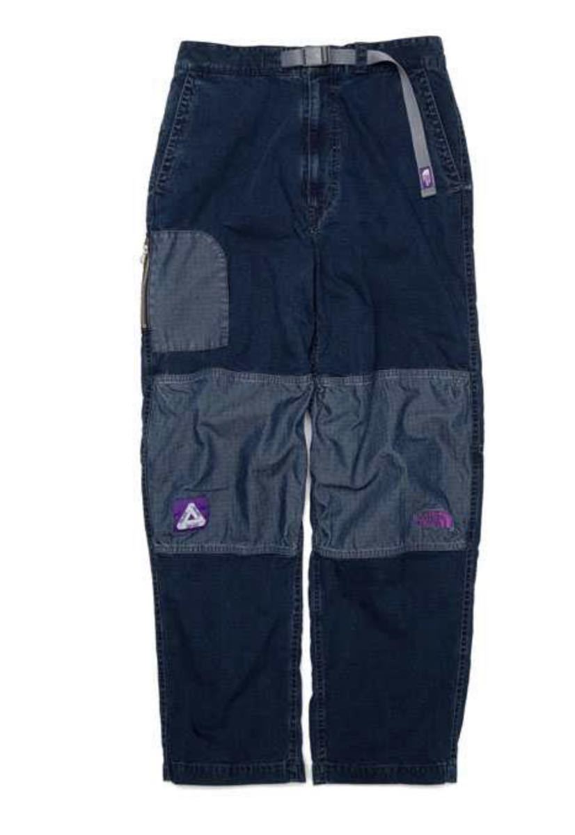 【極希少36インチ】日本限定 PALACE THE NORTH FACE PURPLE LABEL Ripstop Mountain Wind Pants Indigo