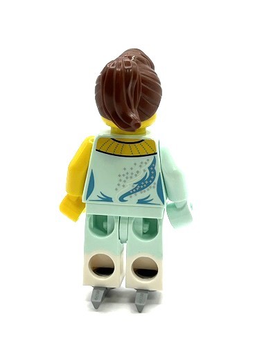 即決　新品　未使用　レゴ　LEGO　ミニフィギュア　ミニフィグ　シティ　アイススケート 女性　フィギュアスケート_画像3