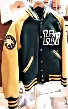  immediately complete sale!50 put on limitation!USA made s Koo cam W name &50 anniversary commemoration! regular price approximately 18 ten thousand jpy . ultimate profit!. Logo embroidery &HW& extra-large Logo!SKOOKUM stadium jumper 1 Hunting World 