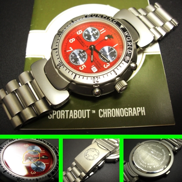  windshield .. Logo reality ..! memory 510ps.@ limitation serial number stamp! regular price 17 ten thousand!ETA company high class Move installing Divers chronograph wristwatch Hunting World 