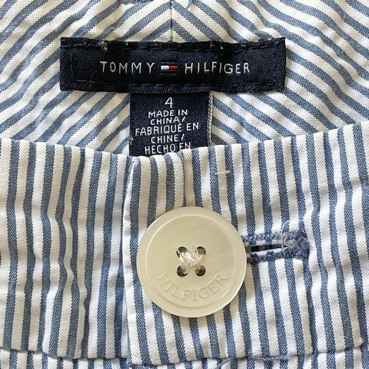 TOMMY HILFIGER シアサッカー ストライプ ショートパンツ コットン_画像6