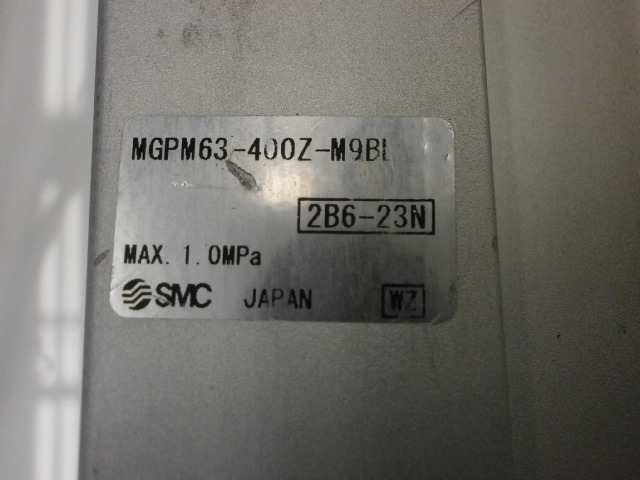 SR-87 SMC [ промышленность для ] гид есть незначительный форма цилиндр (MGP-Z Series):MGPM63-400Z-M9BL сенсор & разъем спикон есть использование примерно 1 год работа обычный товар состояние хорошая вещь 
