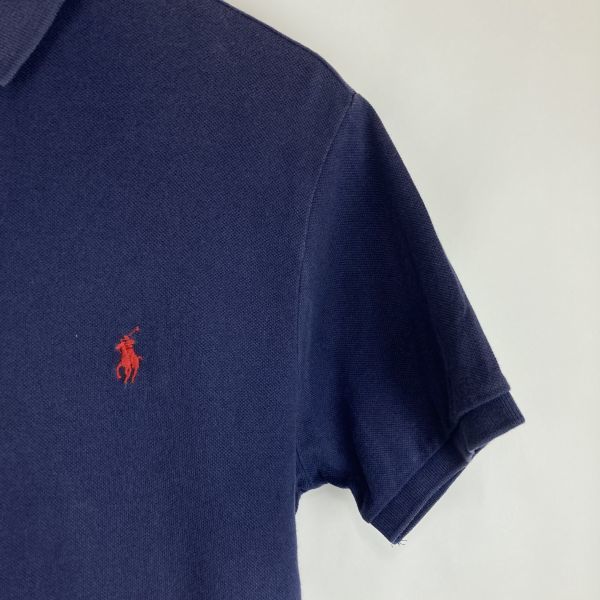 Polo Ralph Lauren ポロラルフローレン メンズ 半袖 ポロシャツ ロゴ 刺繍 ネイビー 紺色 Mサイズ golf ゴルフ スポーツ ポニー