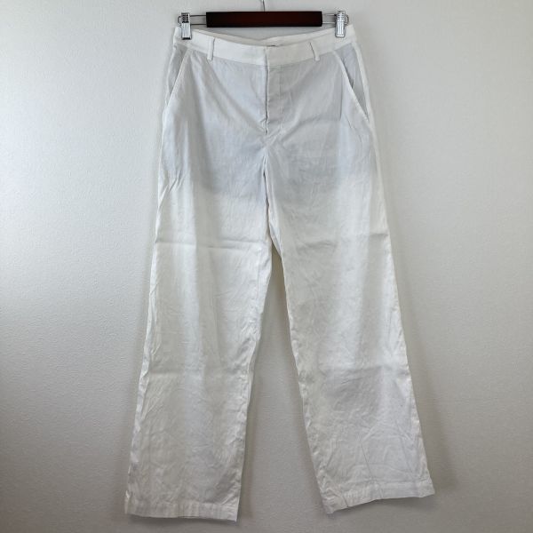 23区 レディース ロング パンツ ホワイト 白 W59 H87 サイズ36 S相当