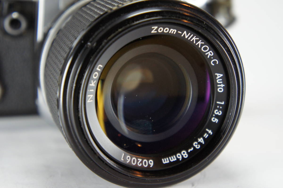 ★実用美品★ ニコン フィルムカメラ Nikon F2 フォトミック+43-86ｍｍ F3.5 #ka41の画像2