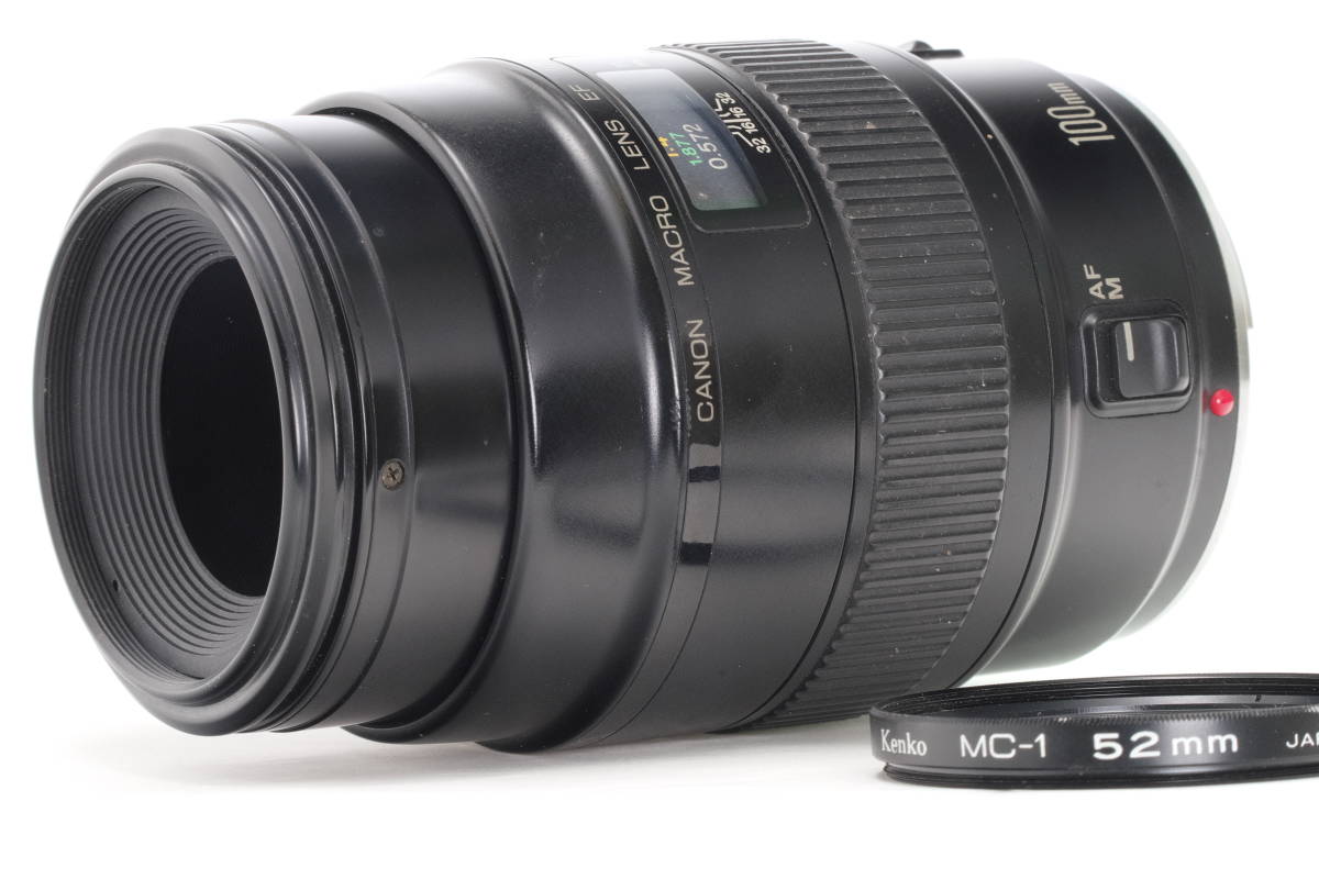 新品本物 LENS MACRO CANON キヤノン ☆良品☆ EF100mm #p41 保護