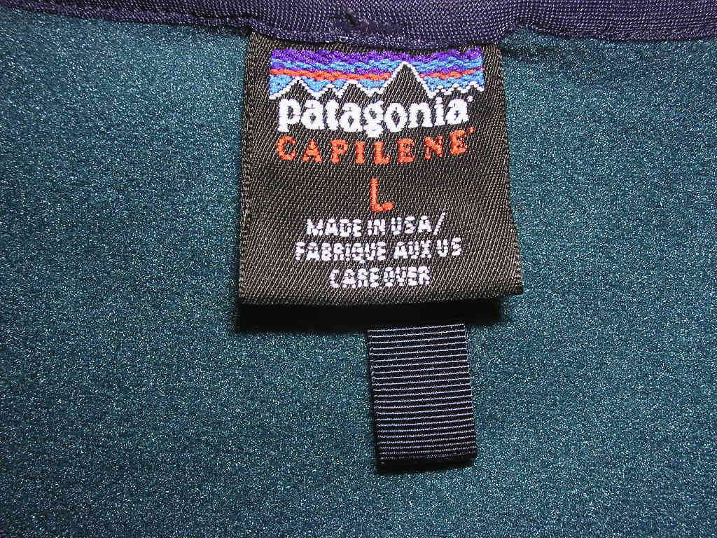 95年 USA製 パタゴニア patagonia エルキャプリーン プルオーバー 半袖 L vintage old 90s カヤック パドリング カヌー フリース_画像7