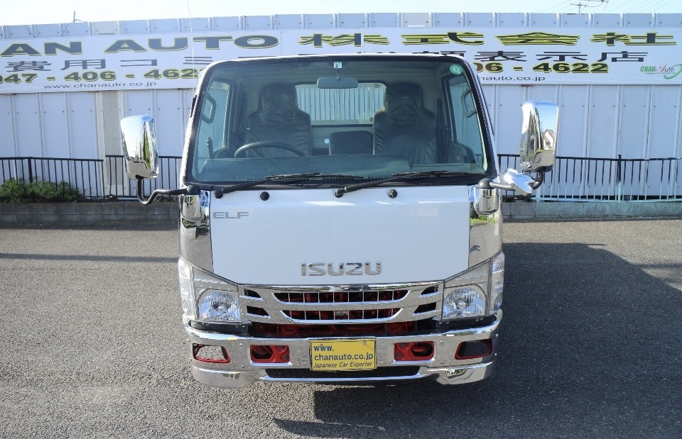 いすゞ 07エルフ 標準 ローキャブ用 メッキ フロントバンパー エアダム