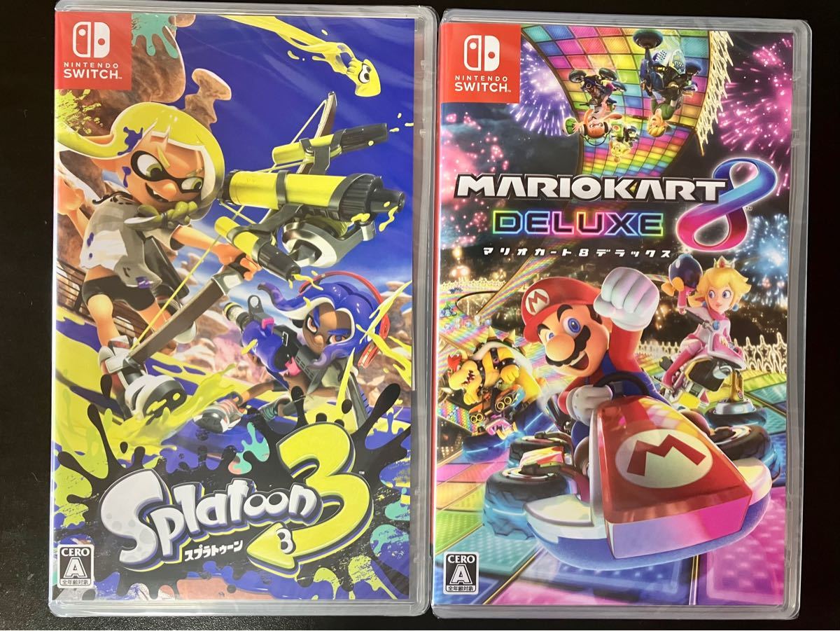 2本セット】スプラトゥーン3 + マリオカート8 デラックス|PayPayフリマ