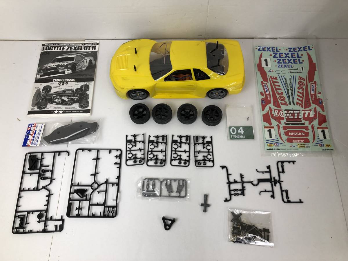 10 タミヤ TA04 ロックタイトゼクセルGT-R R34 未組立 ホビーラジコン