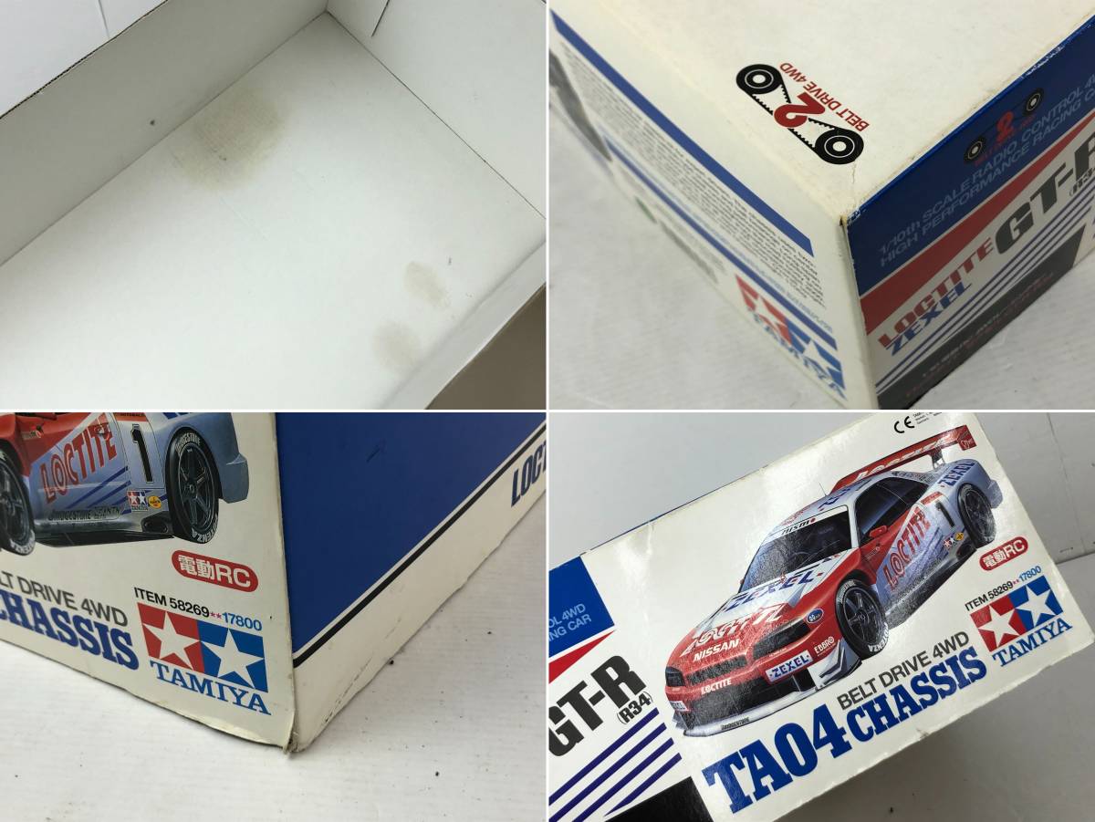 10 タミヤ TA04 ロックタイトゼクセルGT-R R34 未組立 ホビーラジコン
