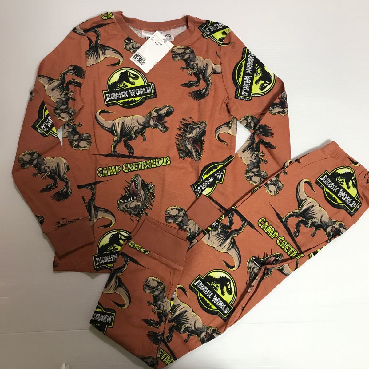 HM セットアップ tシャツ パンツ ジュラシック 恐竜 キッズ 120 通販