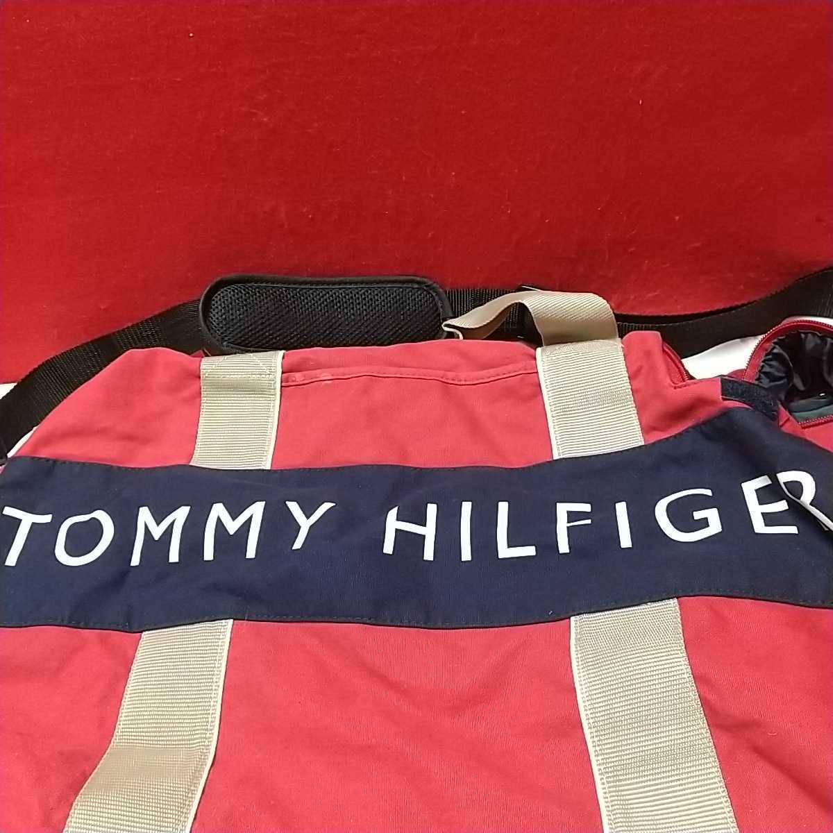 トミーヒルフィガーTOMMY HILFIGER 2way 大容量布製ボストンバッグ