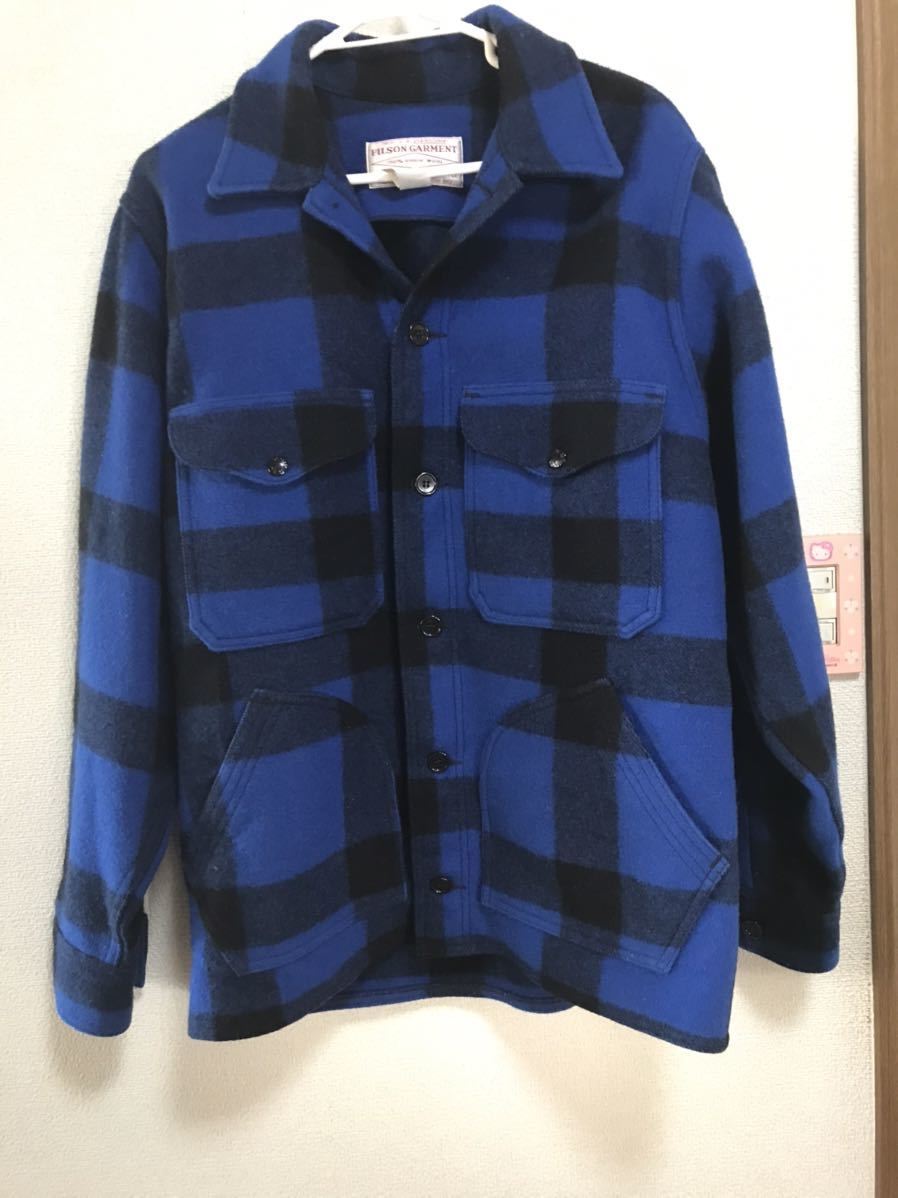 FILSON mackinaw coat STYLE 85 青×黒|Yahoo!フリマ(旧PayPay FILSON mackinaw coat STYLE 85 青×黒|Yahoo!フリマ(旧PayPay