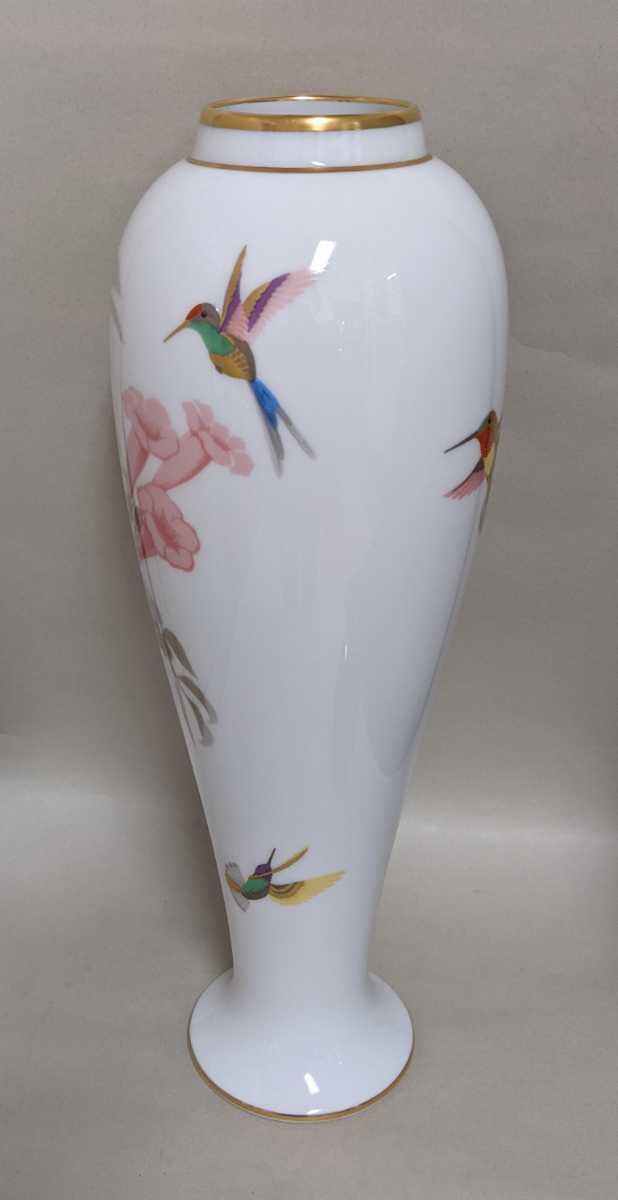大倉陶園 OKURA ハチドリ文 花瓶 花器 花生 | www.evikoon.gr