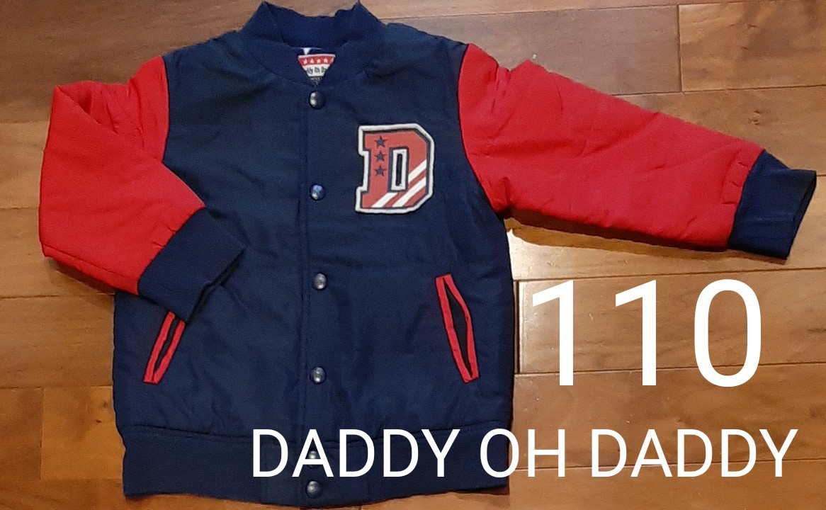 110 DADDY OH DADDY ダディオダディ 中綿コート 中綿ジャケット 上着 スタジャン スタジアムジャンパー