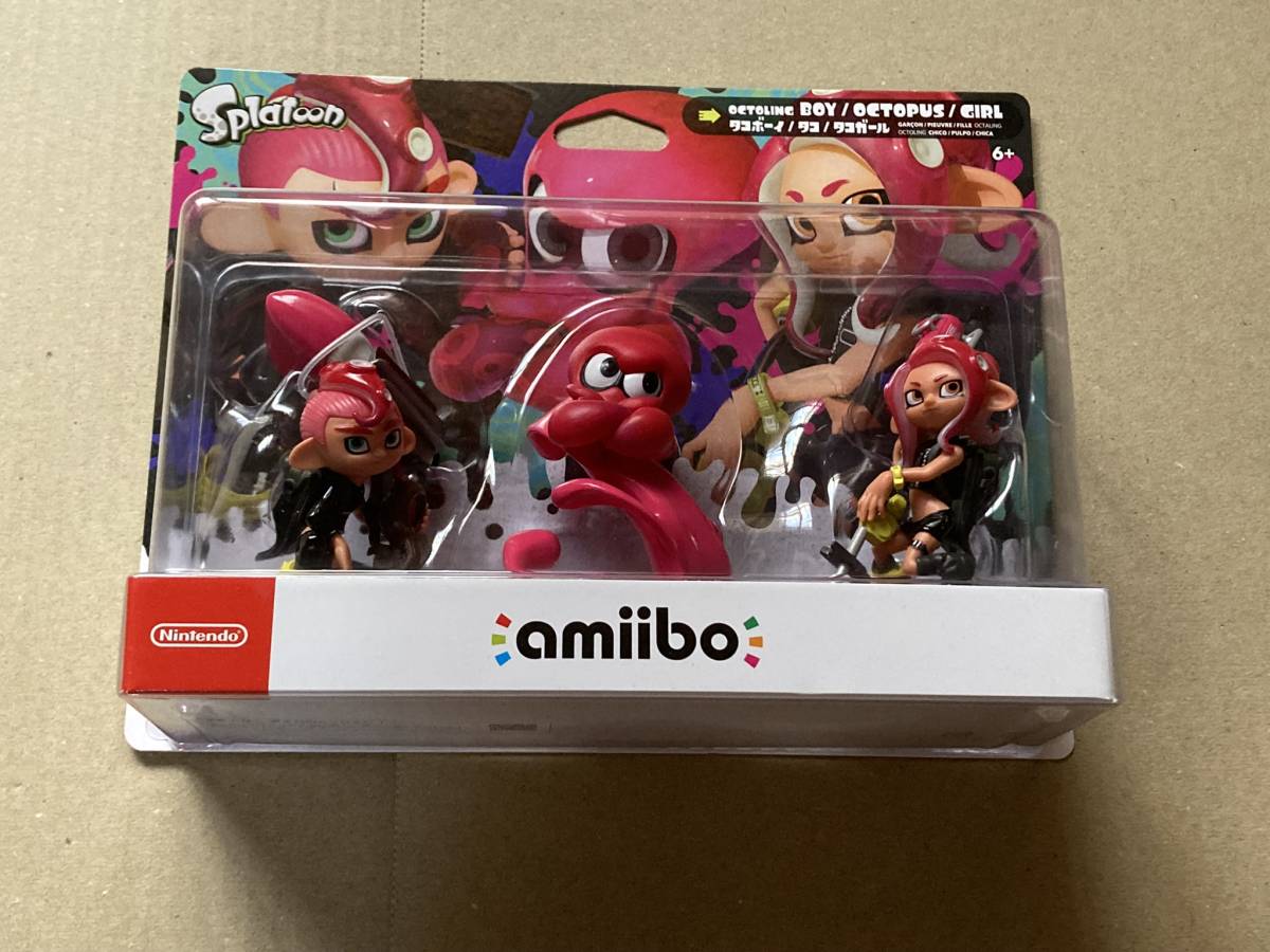 スプラトゥーン3 amiibo  トリプルセット　タコガール タコ タコボーイ