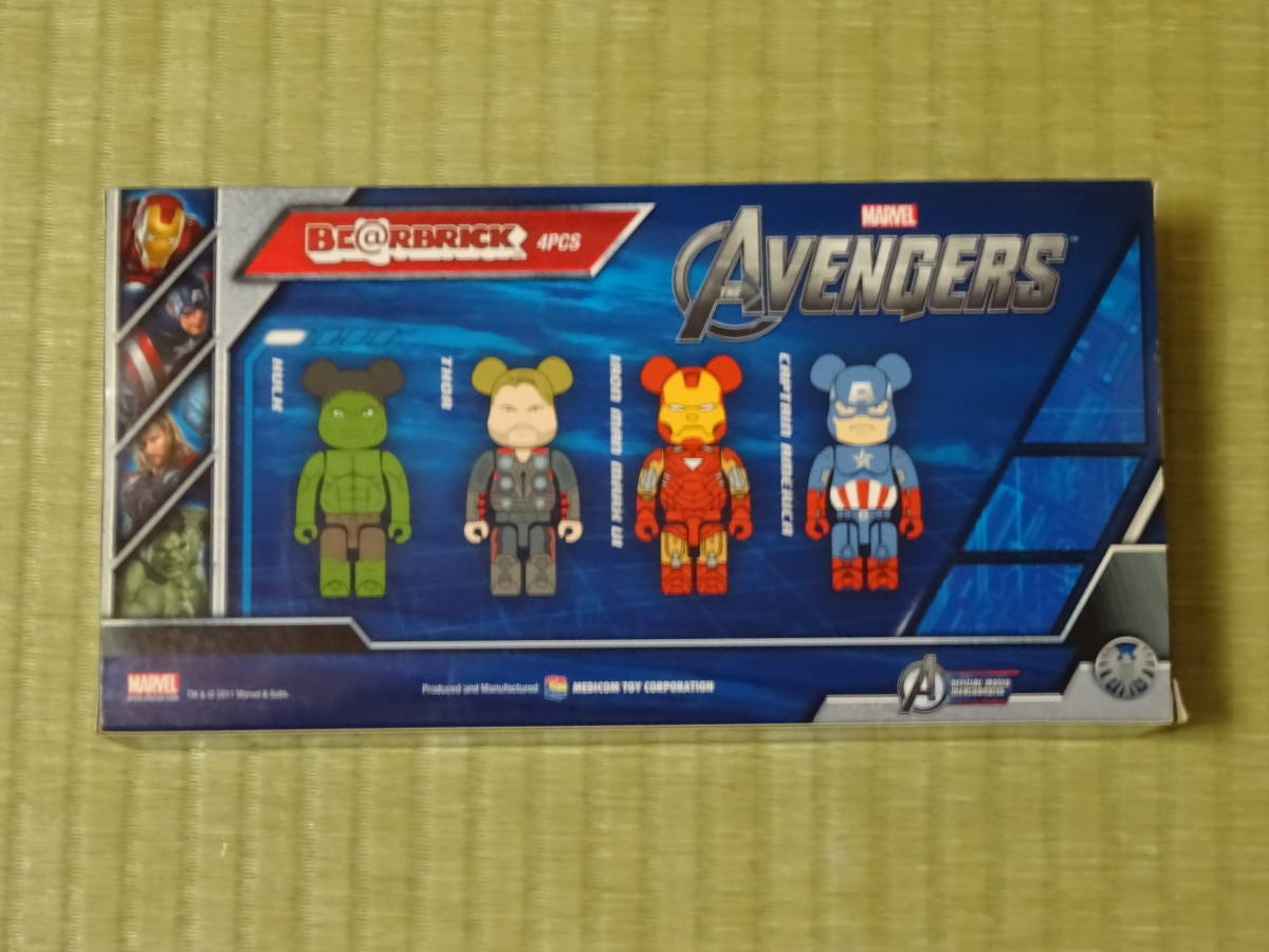 BE@RBRICK アベンジャーズ ベアブリック 100% 4体セット | jacksonoven.com
