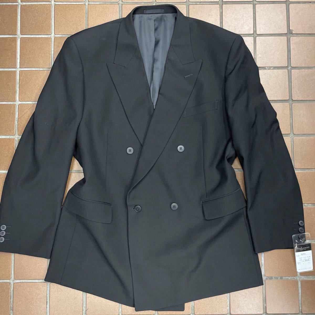 新品未使用　激安　ダブルスーツ　セットアップ　礼服　AB7  XL ブラック　黒/激安礼服セレクト
