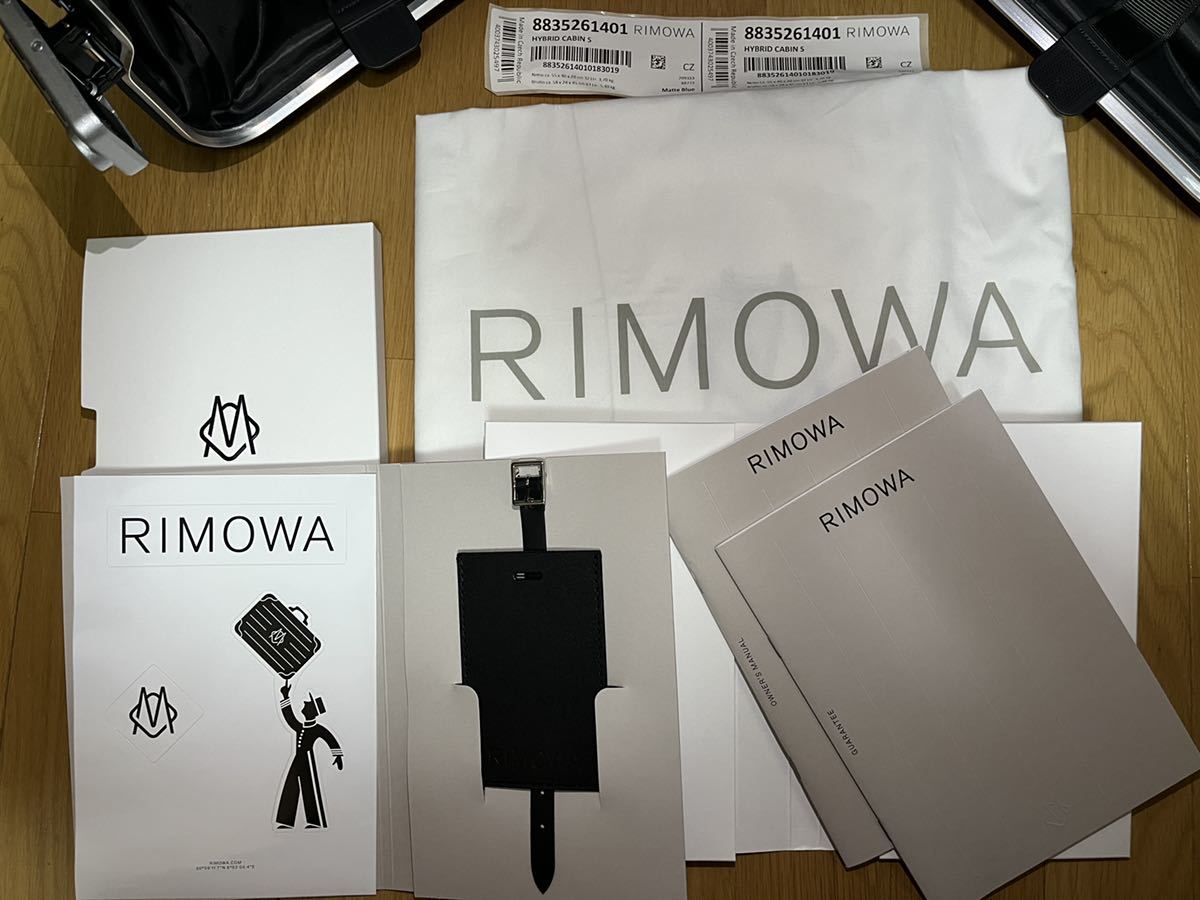 未使用 リモワ RIMOWA ハイブリッド キャビンS 32L マットブルー 未使用 リモワ RIMOWA ハイブリッド キャビンS 32L マットブルー