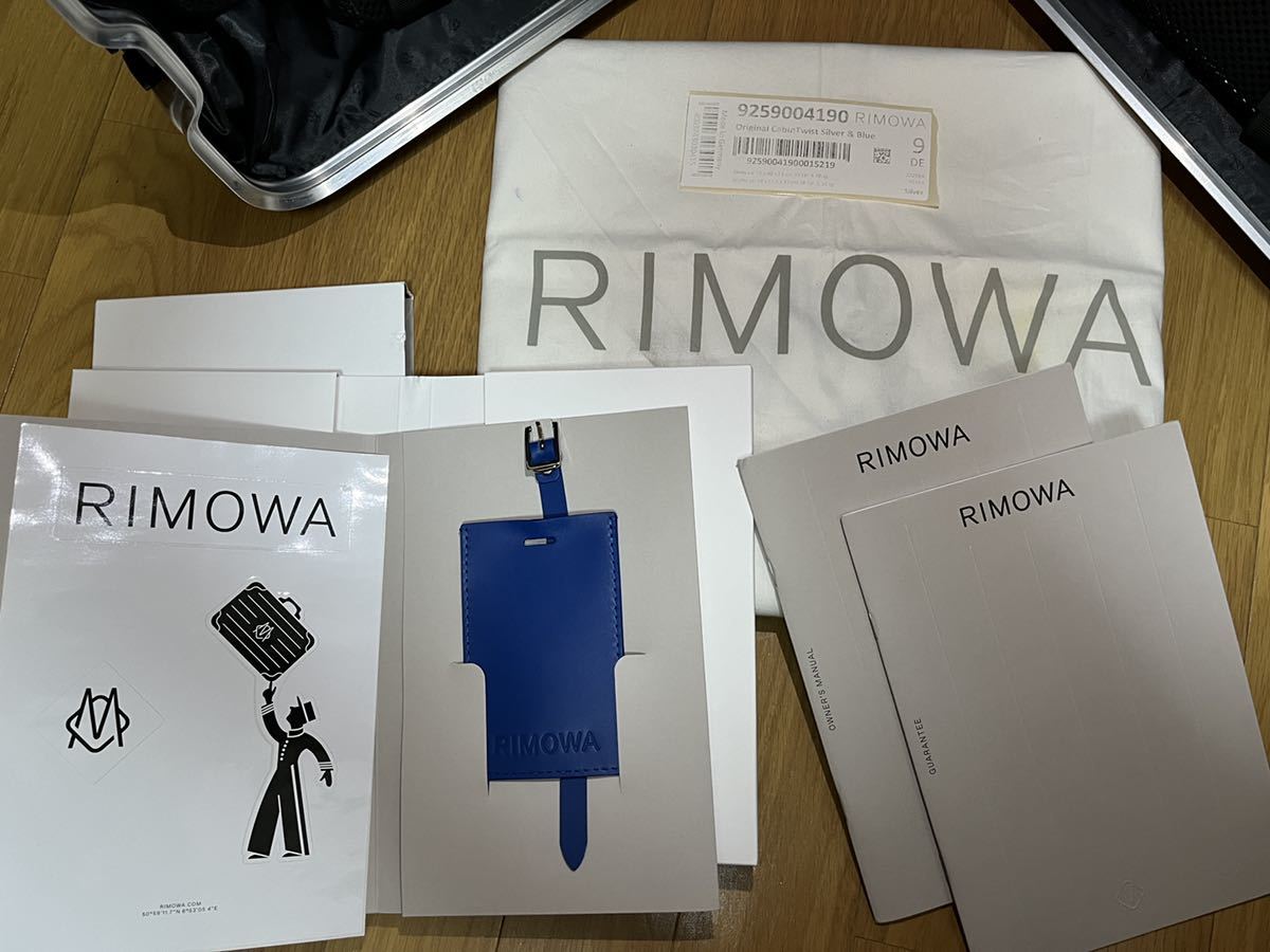 未使用RIMOWA ORIGINAL Cabin Twist 35L リモワ オリジナル TSA 未使用RIMOWA ORIGINAL Cabin Twist 35L リモワ オリジナル TSA