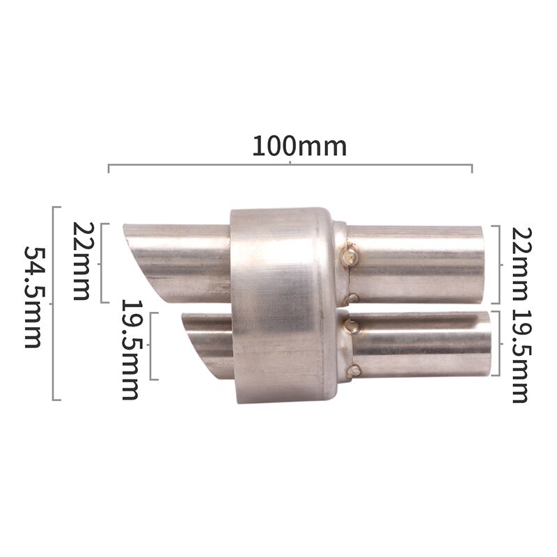 爆売れ オートバイ 2輪 モーターサイクル エキゾーストサイレンサー ユニバーサル 54.5mm 取り外し可能 ノイズリダクション_画像2